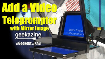 Mirror Image - Add a Teleprompter to Your Video Podcast