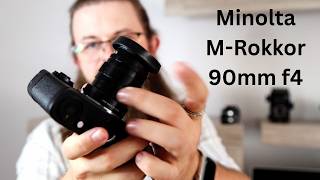 Minolta M-Rokkor 90mm f4 Leica M on a Leica CL Black and White photos | my process #filmphotography