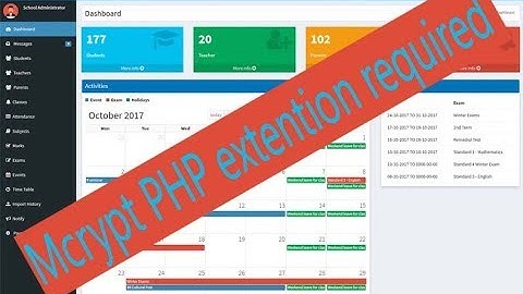 How to Enable Mcrypt PHP extension required