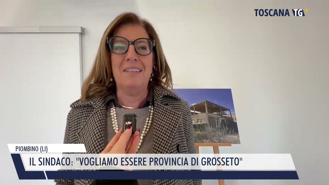 2025-02-04 PIOMBINO (LI) - IL SINDACO,  VOGLIAMO ESSERE PROVINCIA DI GROSSETO