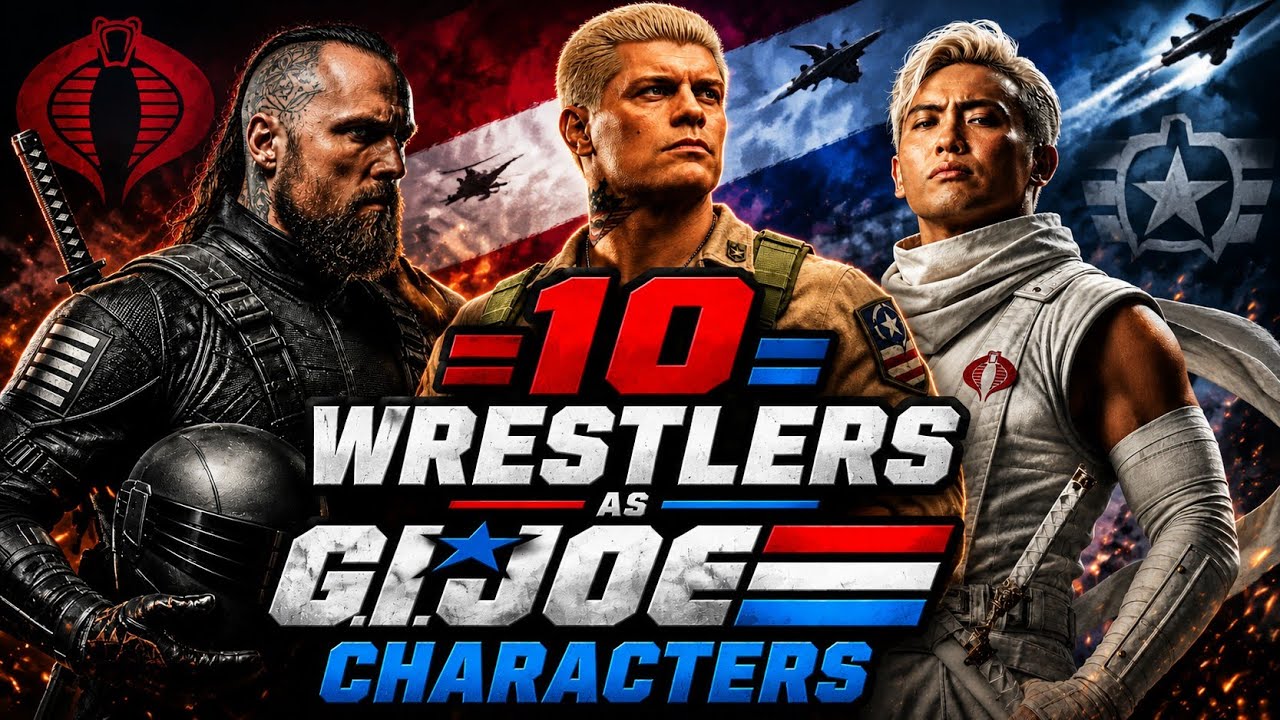 10 Wrestlers as G.I.*Joe Characters!