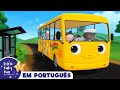 As rodas do ônibus - Chuva chuva, vá embora! | Canções para crianças | Little Baby Bum em Português