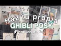 HAZ TU PROPIA GHIBLI POSY | ANIME VERSION | PAPELERÍA GHIBLI