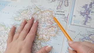 ASMR ~ Antrim, Northern Ireland, UK History & Geography ~ Soft Spoken Map Tracing Google Earth screenshot 5