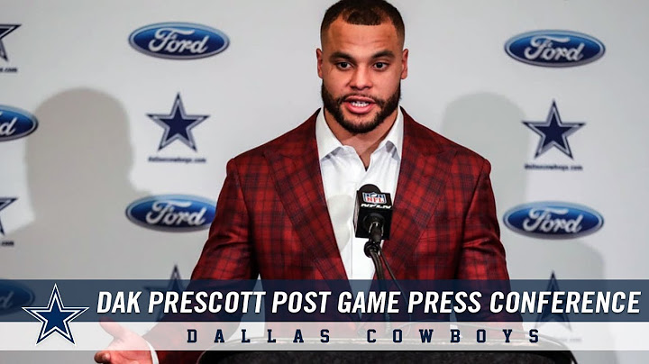 Dak Prescott Post Game Press Conference: "We Never Gave Ourselves A Chance" | Dallas Cowboys 2018