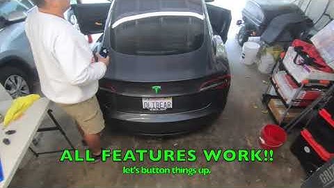 Hansshow Power Trunk (with foot sensor) Installation in Tesla Model 3