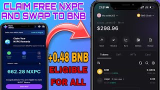 Claim Free Airdrop NEXSPACE NXPC ~ 0.48 BNB on BitgetWallet