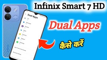 Infinix smart 7 hd App Clone & Dual App Setting Kaise On Kare // Infinix smart 7 hd clone apps