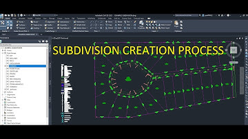 Subdivision Creation Process in Civil3D