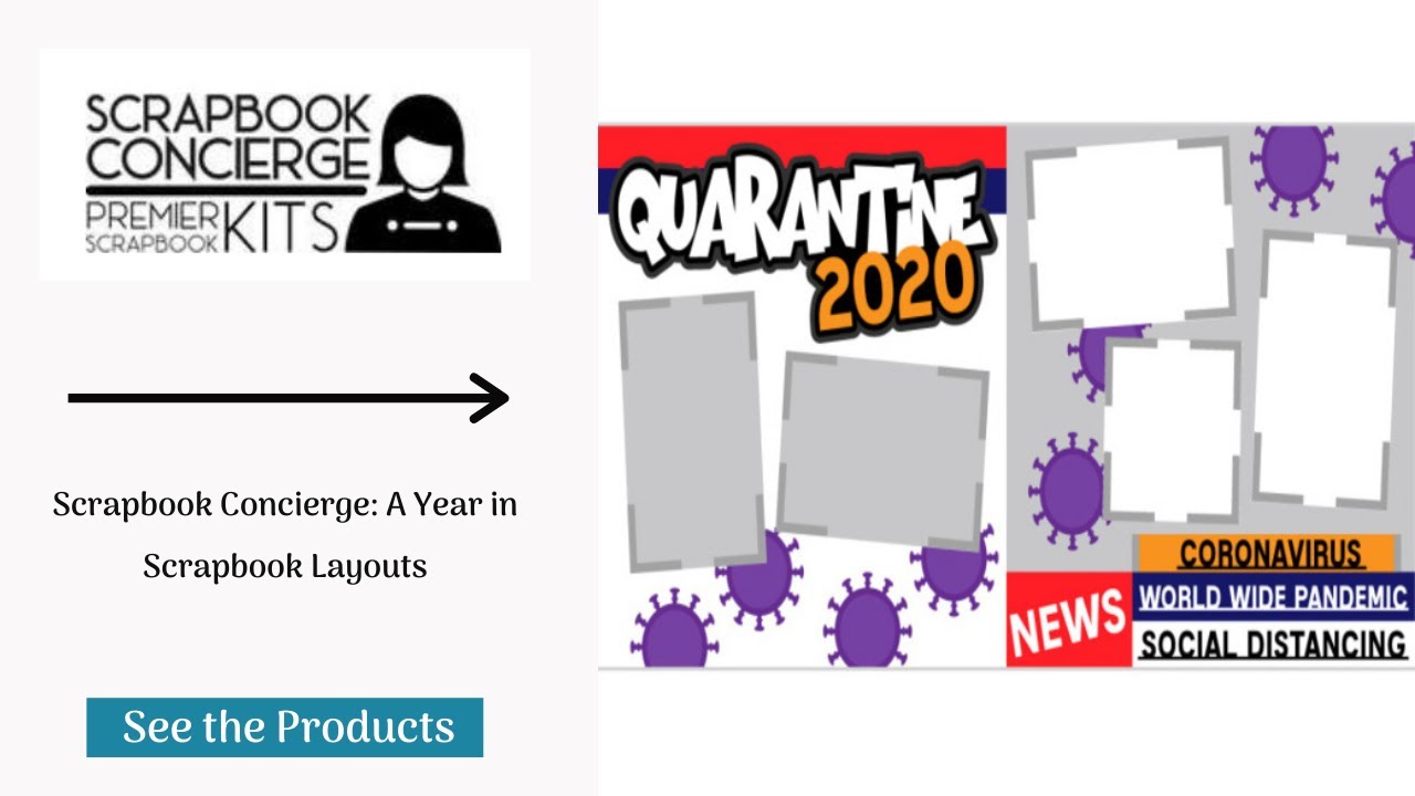 Scrapbook Concierge A Year in Scrapbook Layouts YouTube