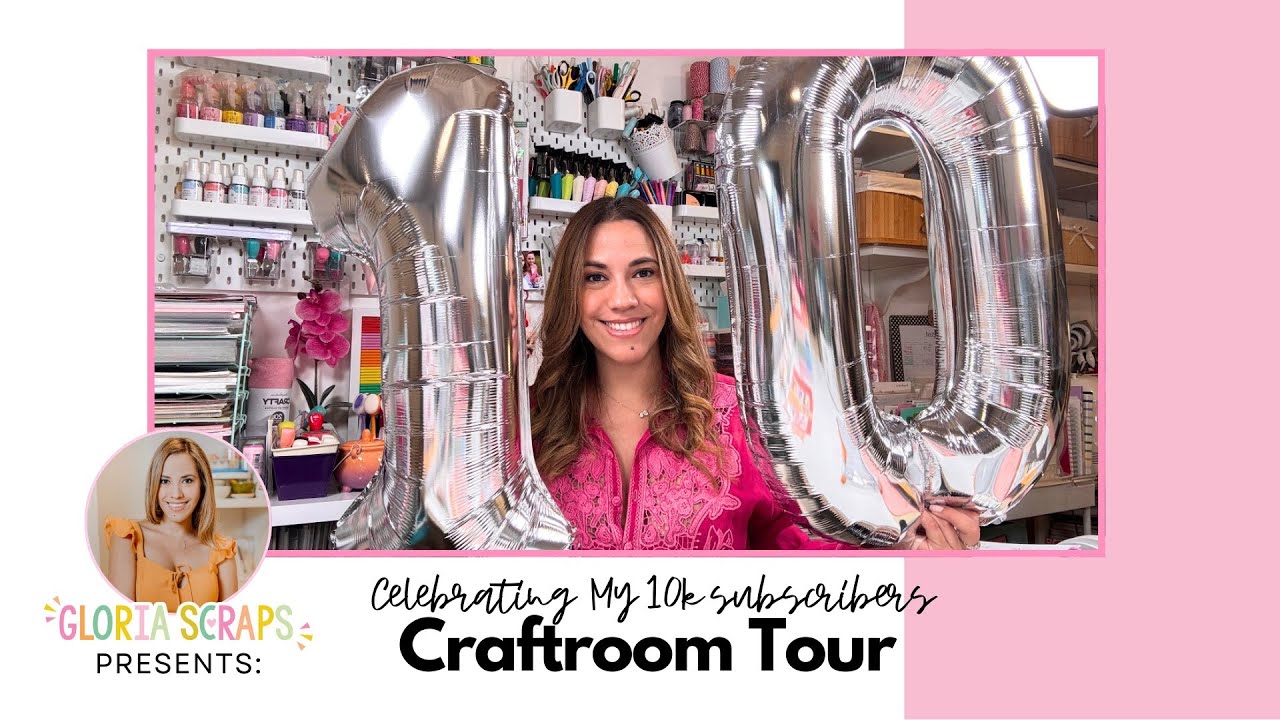 Craft Room Tour ✨ Celebrating 10k in My Happy Place