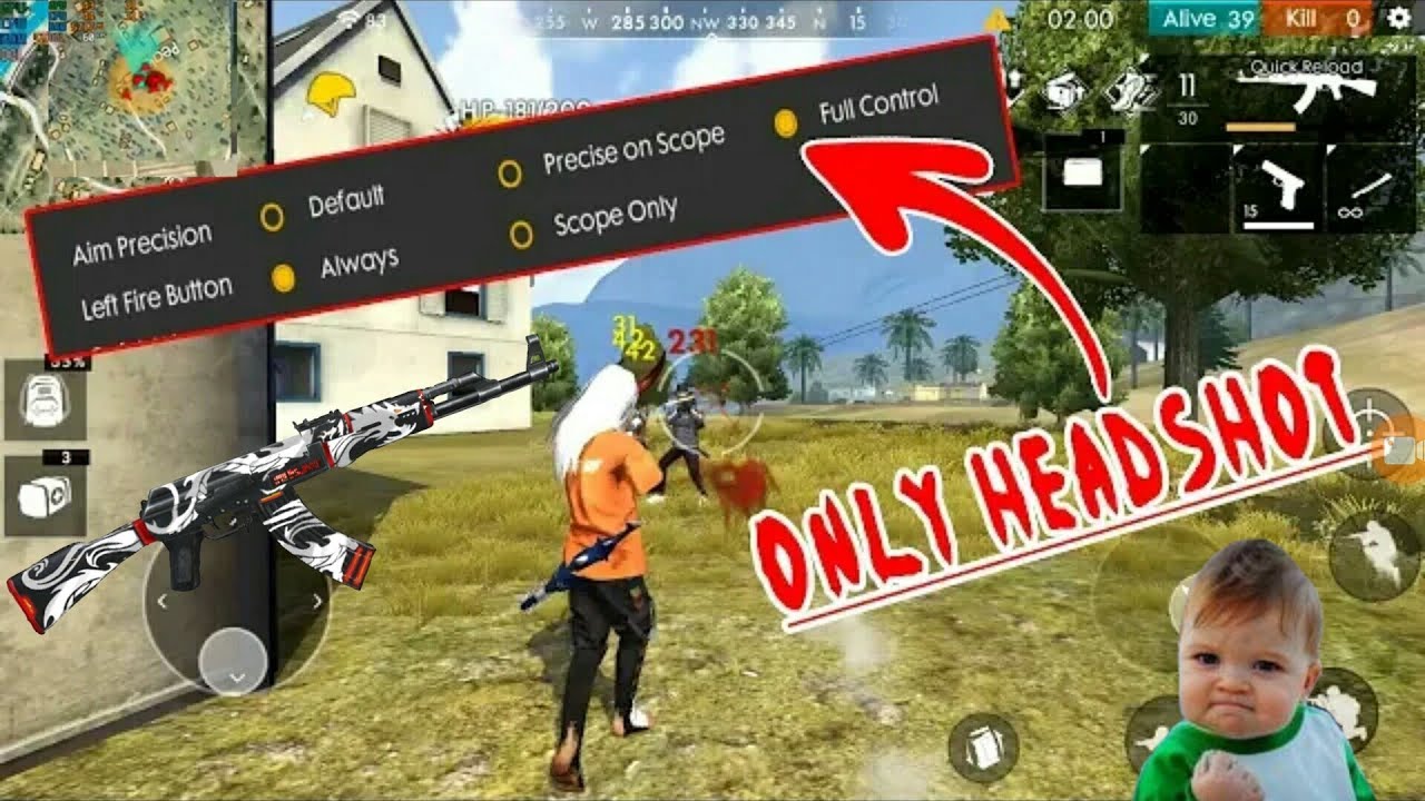 Only Headshot in Free Fire After update || Free Fire full ...