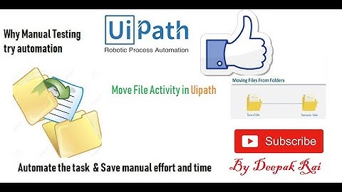 Move File Activity in Uipath | RPA