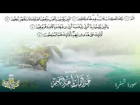 آيات بينات من الذكر الحكيم بصوت القارئ عبد الباسط عبد الصمد رحمه الله