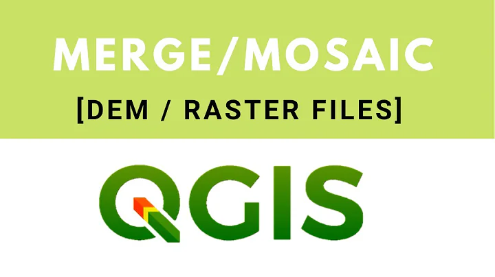 How to Merge (Mosaic) DEM Tiles in QGIS