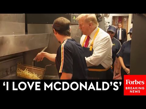 BREAKING NEWS: Trump Works The Fries At Pennsylvania McDonald's?And Accuses Kamala Harris Of Lying