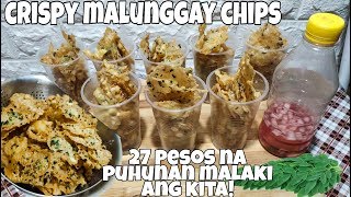 CRISPY MALUNGGAY CHIPS! 27 PESOS LANG ANG PUHUNAN PWEDE KANANG KUMITA! ( JOY NERIT )