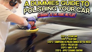 How to Polish and Compound Your Car For Beginners -  Straight to the point Guide!