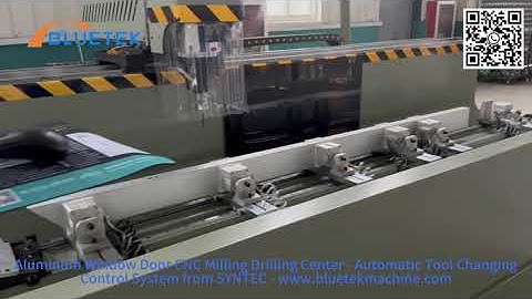 Aluminum windows CNC copy router window door automatic milling machine with automatic tool changing
