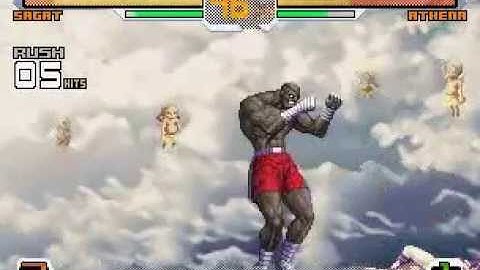 SNK vs. Capcom: Chaos - Sagat vs. Athena