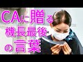 感動「本便を最後に退職いたします」ASMR風リメイク バイノーラル録音 CAに贈った機長の感動機内アナウンス