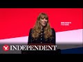 Watch in full: Angela Rayner pledges higher wages in Labour Party conference speech