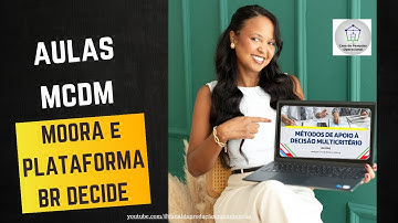 🛠️ Aprenda o Método MOORA na Prática com a Plataforma BR Decide | Aula UFF 📊