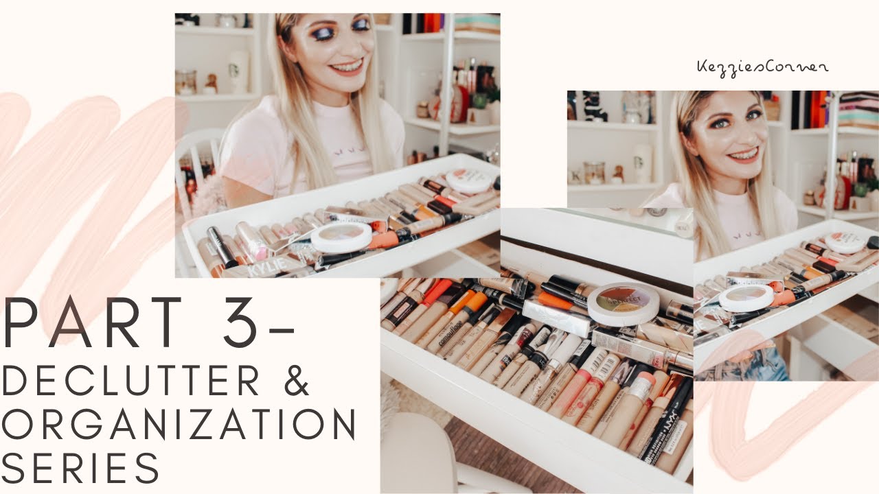 HUGE MAKEUP DECLUTTER & ORGANIZATION SERIES PT.3 | KezziesCorner