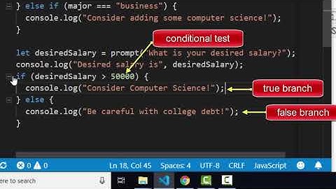 javascript.info The Modern JavaScript Tutorial 2.10 Conditional operators: if, 