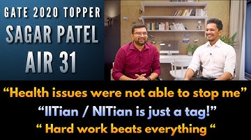 Heart2Heart Talk with Sagar Patel, AIR 31, CE, GATE 2020 । Sagar Dodeja | MADE EASY Student