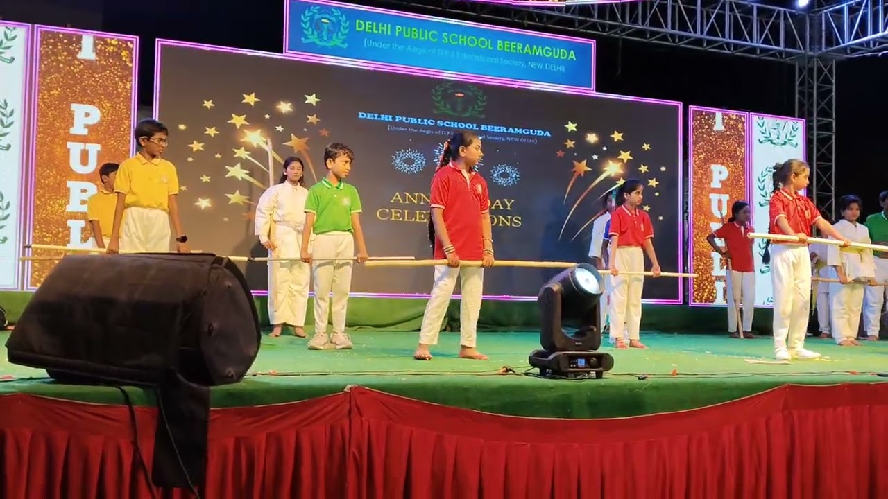 Annual day of taekwondo seen 2 and 3 when a girl defence herself