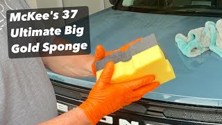 Testing McKee's 37 Ultimate Big Gold Sponge with Hero Rinseless Wash