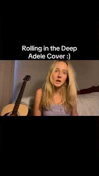 Adele rolling in the deep cover #oliviarodrigo #acapella #angel #sabrinacarpenter #adele #cover #fyp