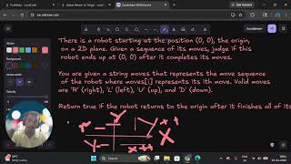 657. Robot Return to Origin | LeetCode Solution Step by Step 🧠