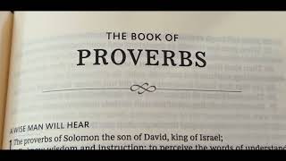 Proverbs chapter 15, KJV. Female Voice