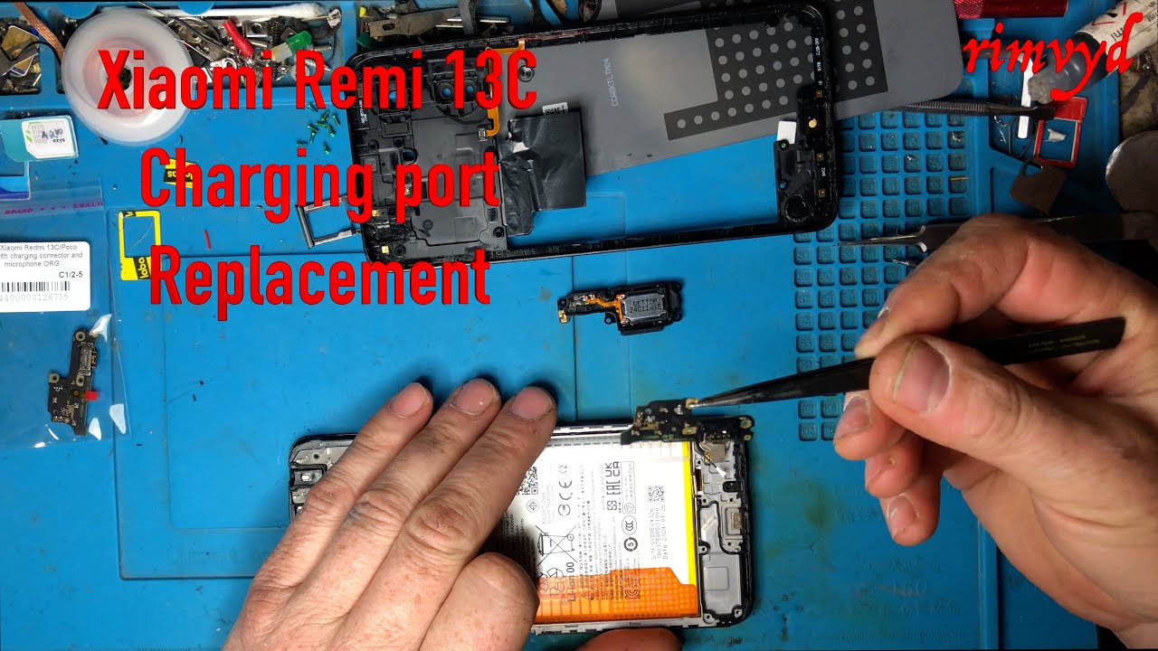 Xiaomi Redmi 13C ,how to disassembly ,charging port replacement
