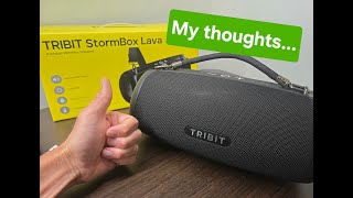 Quick Review of the TRIBIT StormBox Lava Bluetooth Speaker