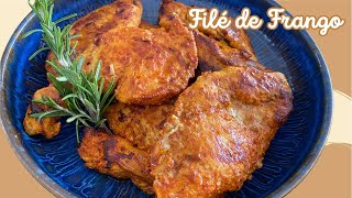 FILÉ DE FRANGO DELICIOSO. O melhor jeito de fazer filé de frango.