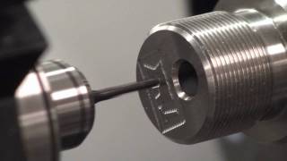 Hochfrequenz-Spindel mit 60.000 1/min auf einer CNC-Drehmaschine / INDEX Traub / lathe turning torno