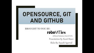 Introduction to Opensource, Git and GitHub