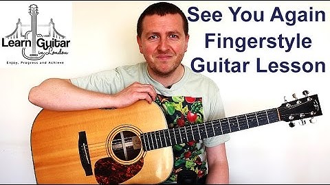 See You Again - Wiz Khalifa - Fingerstyle Guitar Lesson - Drue James - FREE TAB