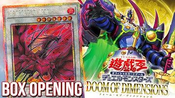 JAPANESE Yu-Gi-Oh! "Doom of Dimensions" Booster Box Opening!