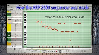 Equinoxe 4 - Half Speed tutorial of the sequencer part