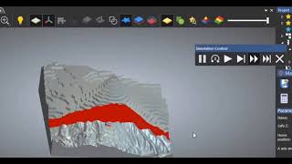 Mountain - Finishing simulation using Artcam