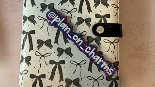 ✨ February 2026 A5 Rings Planner Flip | Bow & Coquette Aesthetic 🎀