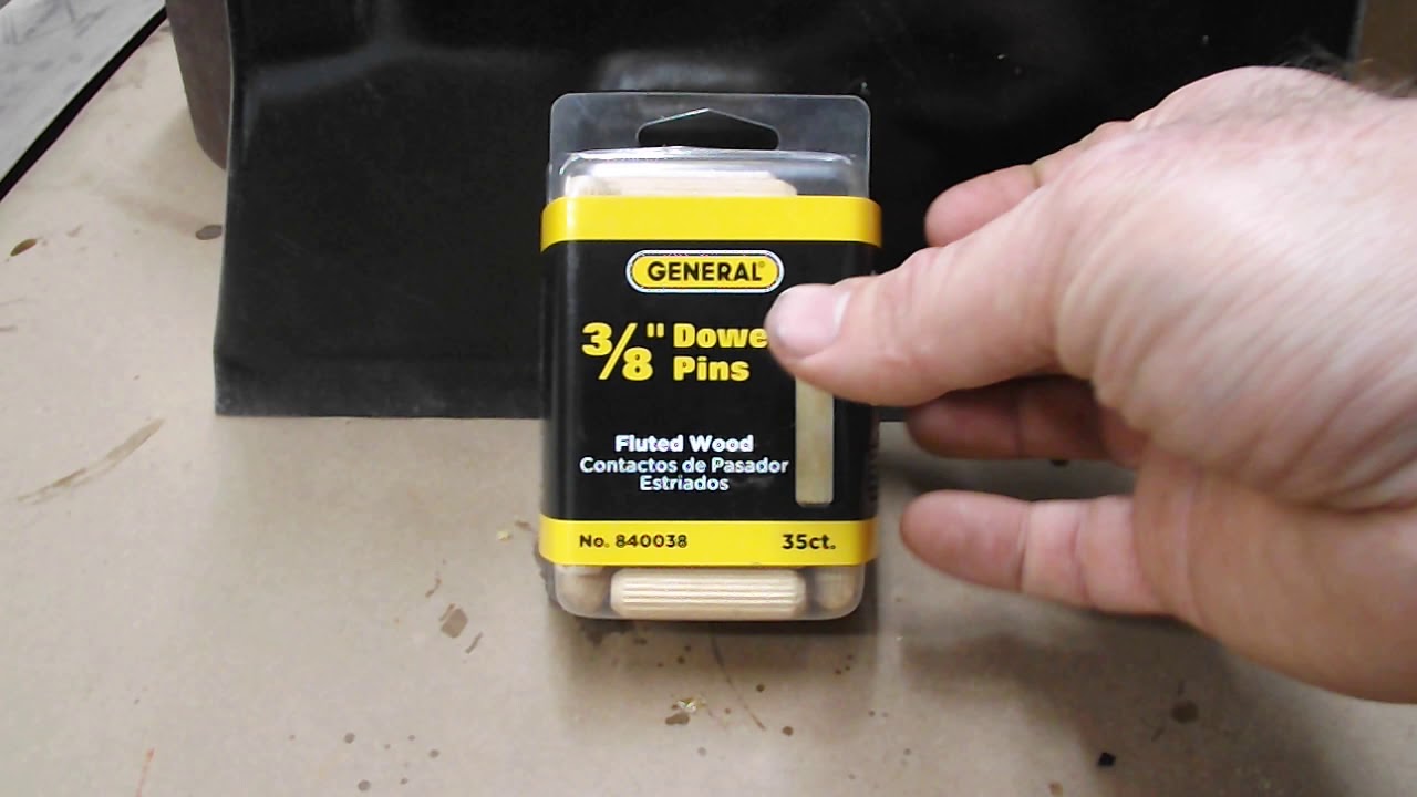 General Tools 35 Count Fluted Dowel Pins. These pins are 3/8 diameter