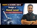 Design of Hand Lever Explained | Design of Machine Elements | DME | MSBTE | Toshib Tutorials