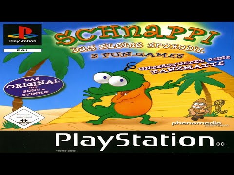 Schnappi das kleine Krokodil: 3 Fun Games Longplay [PS1] [No-Com]