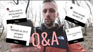 Q&A #1: Koľko stojí 14 dňový biketrip peňazí? Kam chodíš na WC? 😅