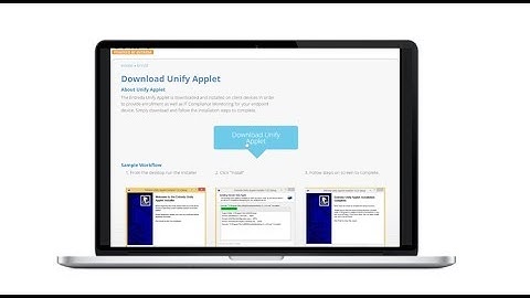 Entreda Unify Applet Download and Install